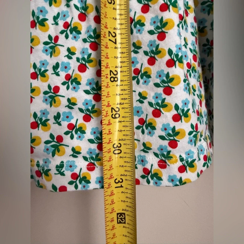 Mini Boden girls ruffle floral print dress long sleeve 11-12